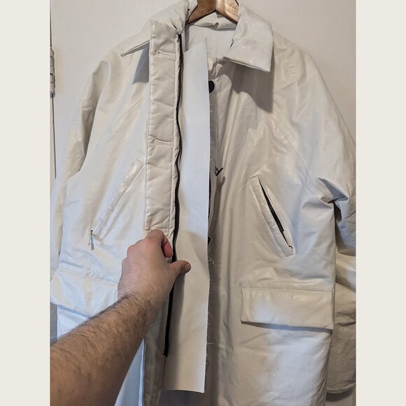 KASSL EDITIONS - Oversized unisex off white puffer coat - Sz M - Picture 2 of 15